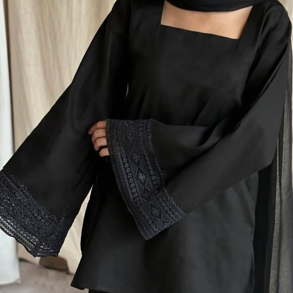 Farshi shalwar Black 3pcs