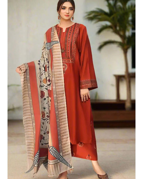 Ayat Embroidered 3pcs
