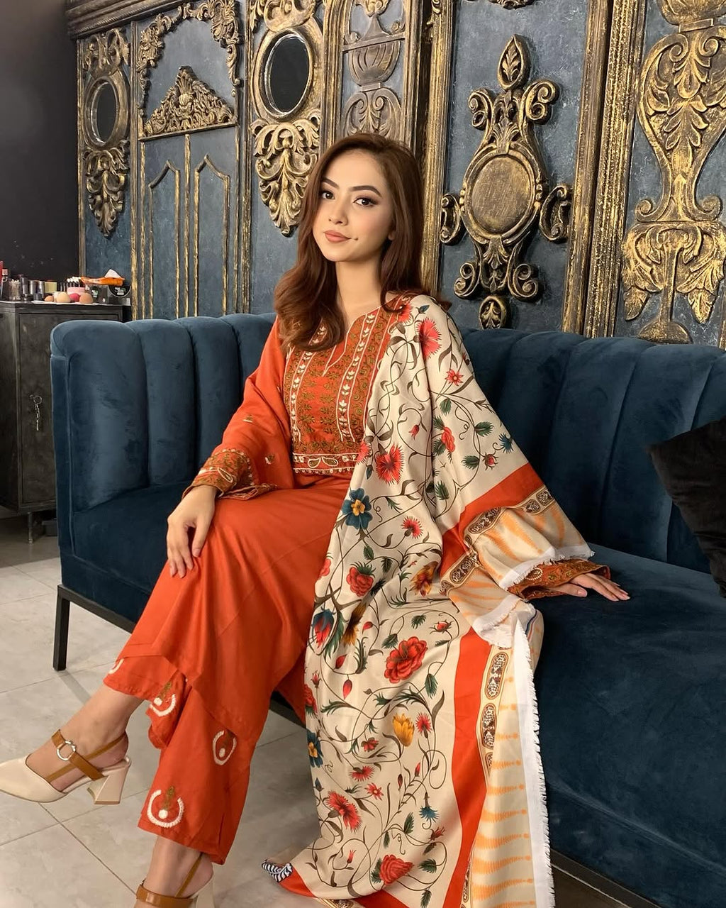 Ayat Embroidered 3pcs