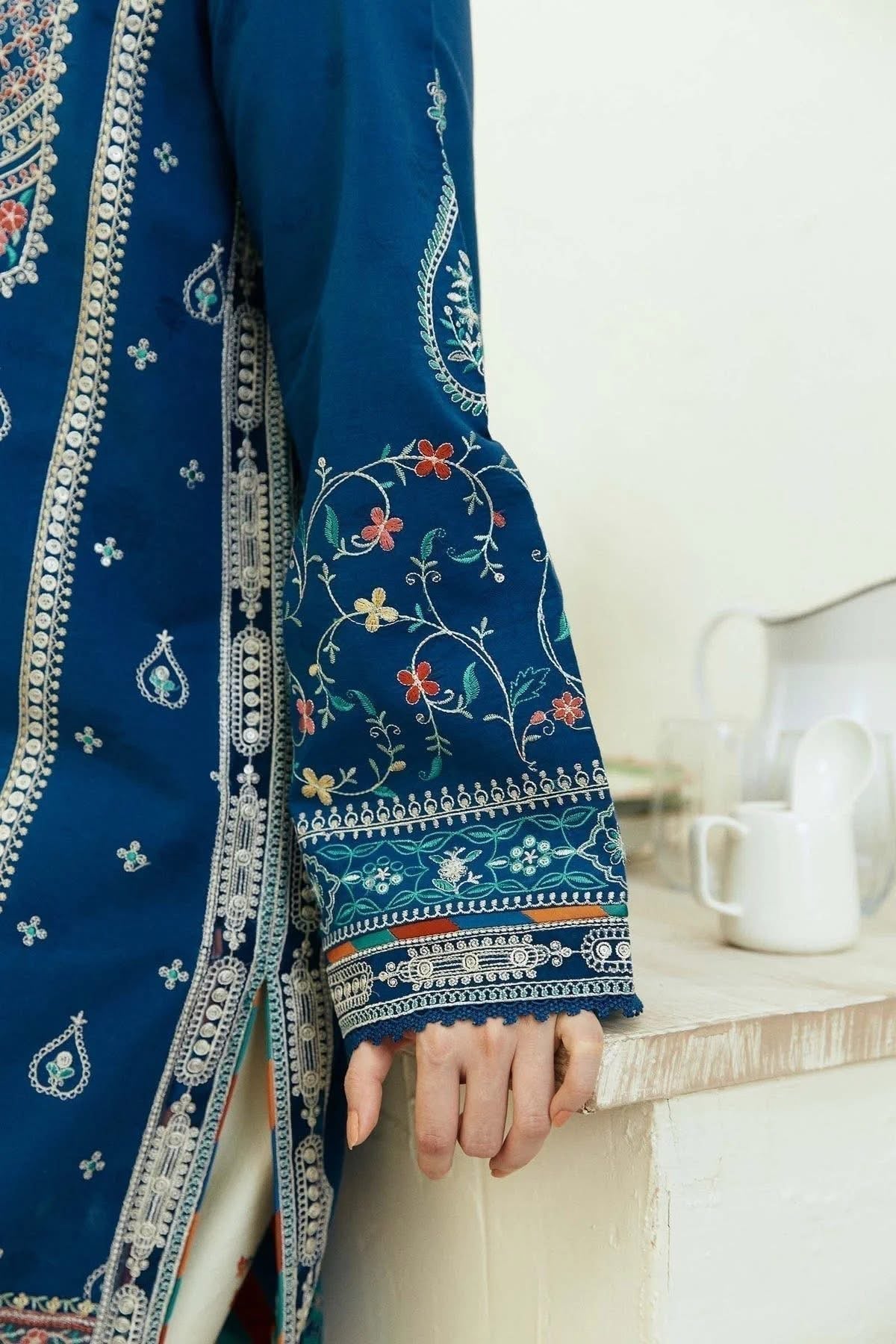 Sajjal Embroidered 3pcs