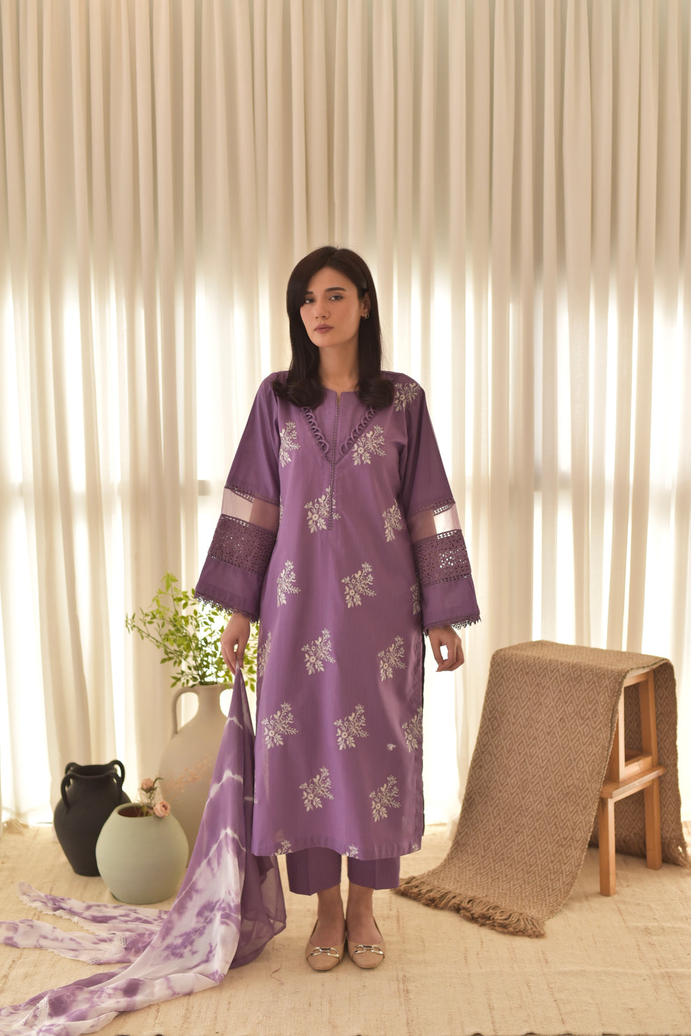 Juliet 3pc embroidered