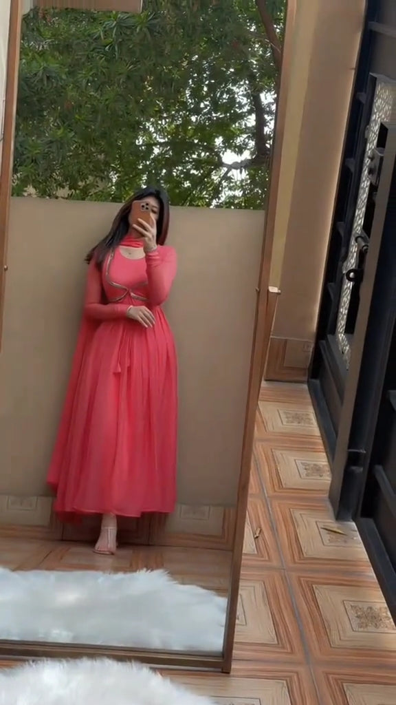 chiffon koti style maxi 3p