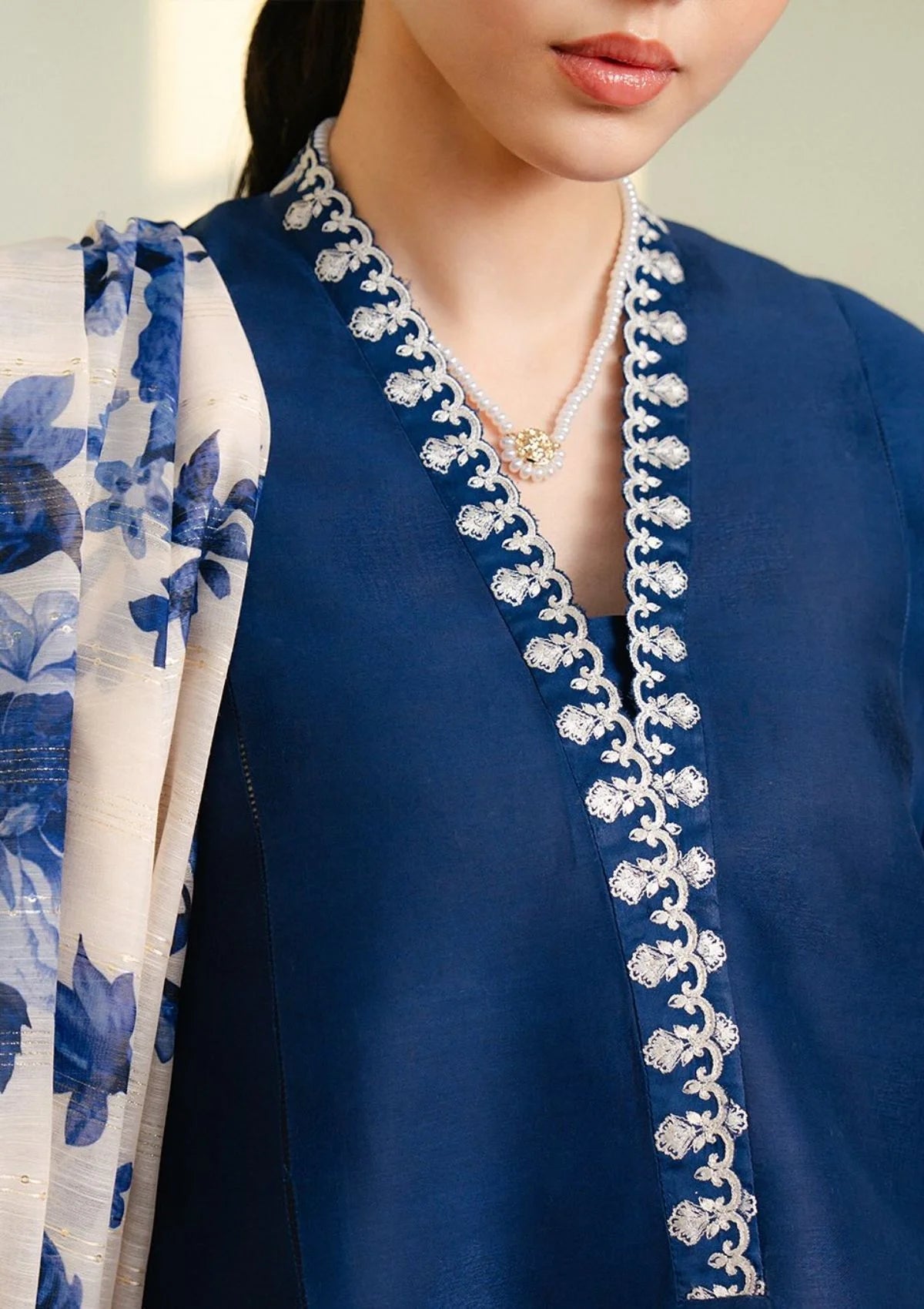 Blue frost Floral 3 pcs