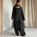 Farshi shalwar Black 3pcs